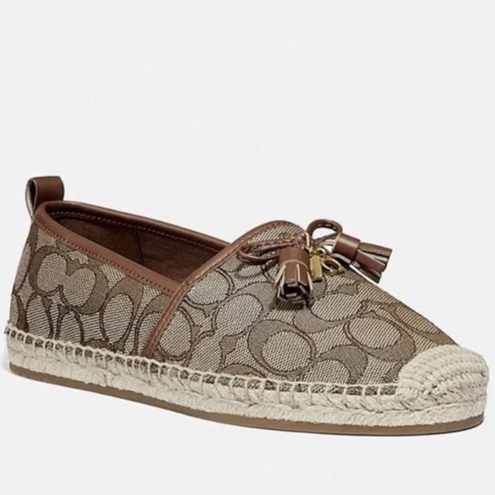 Coach CARSON SIG JACQ Espadrille Shoes